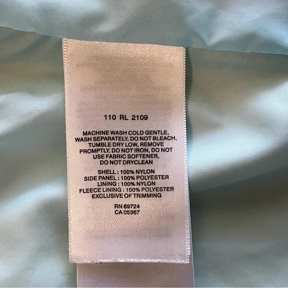 Women’s Columbia Arcadi II Rain Jacket Aqua Haze and White Color Size Large - Picture 13 of 16